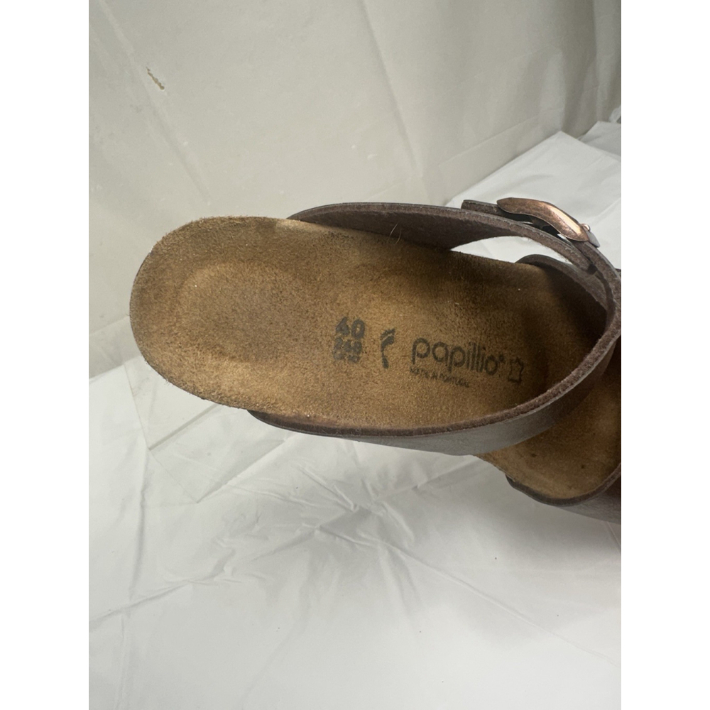 BIRKENSTOCK Dorothy Graceful Papillio Wedge Sandal in Bronze Toffee 40 - Picture 11 of 16